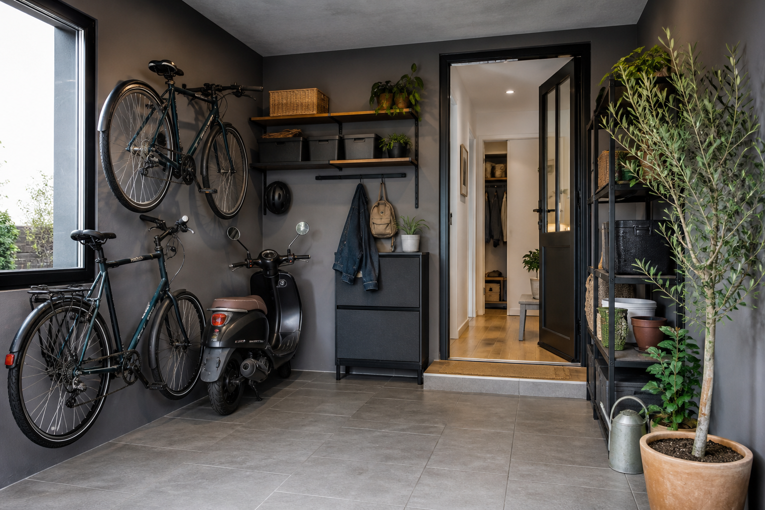 Plan Storage, Parking, and Outdoor Shade
