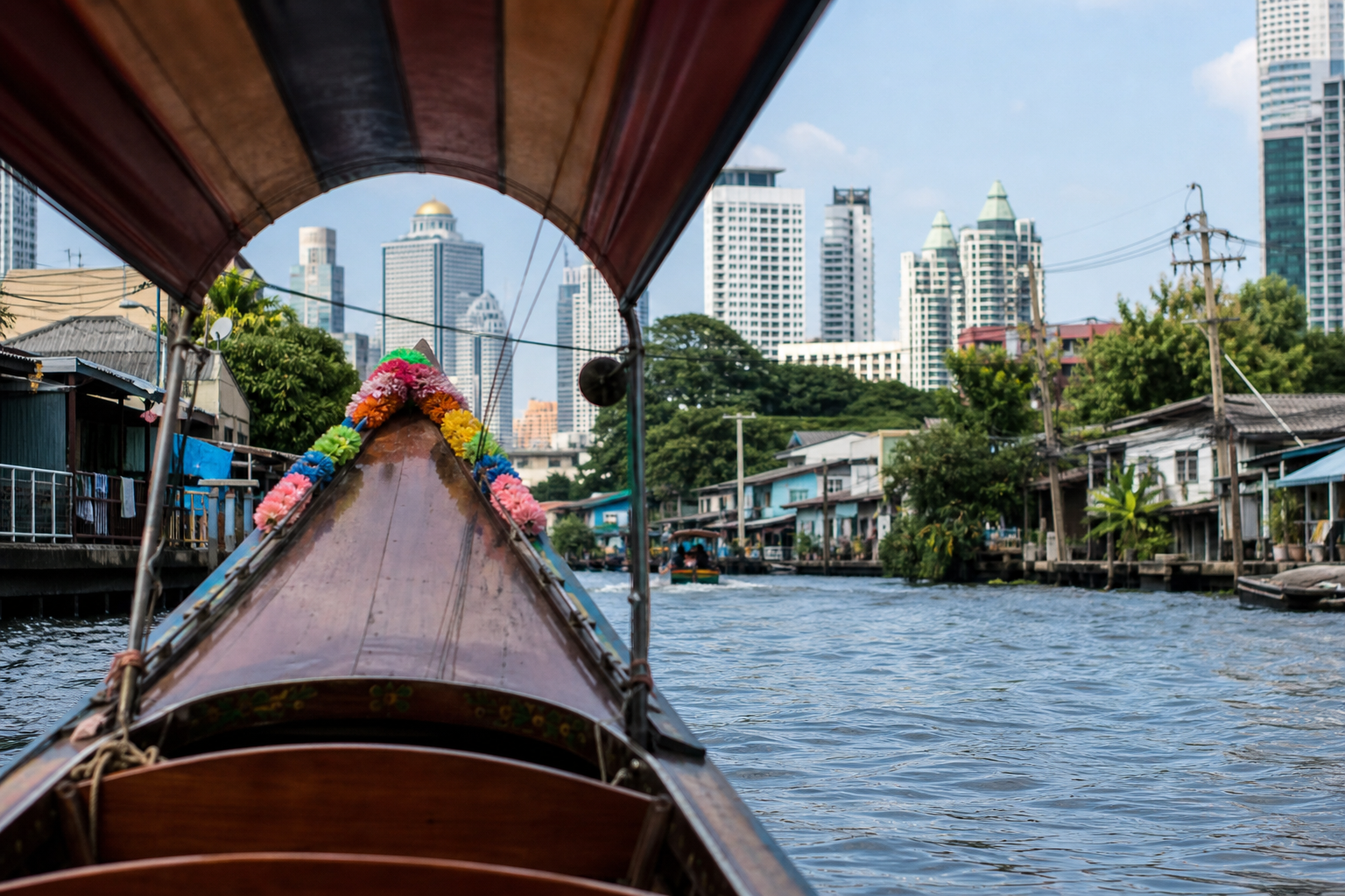 Take the Khlong Saen Saep Boat to Pratunam