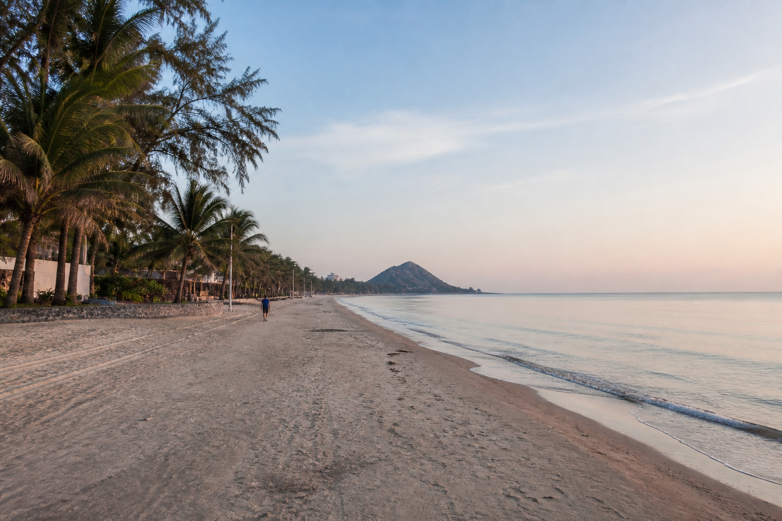 Spend a Quiet Morning at Hua Hin Beach