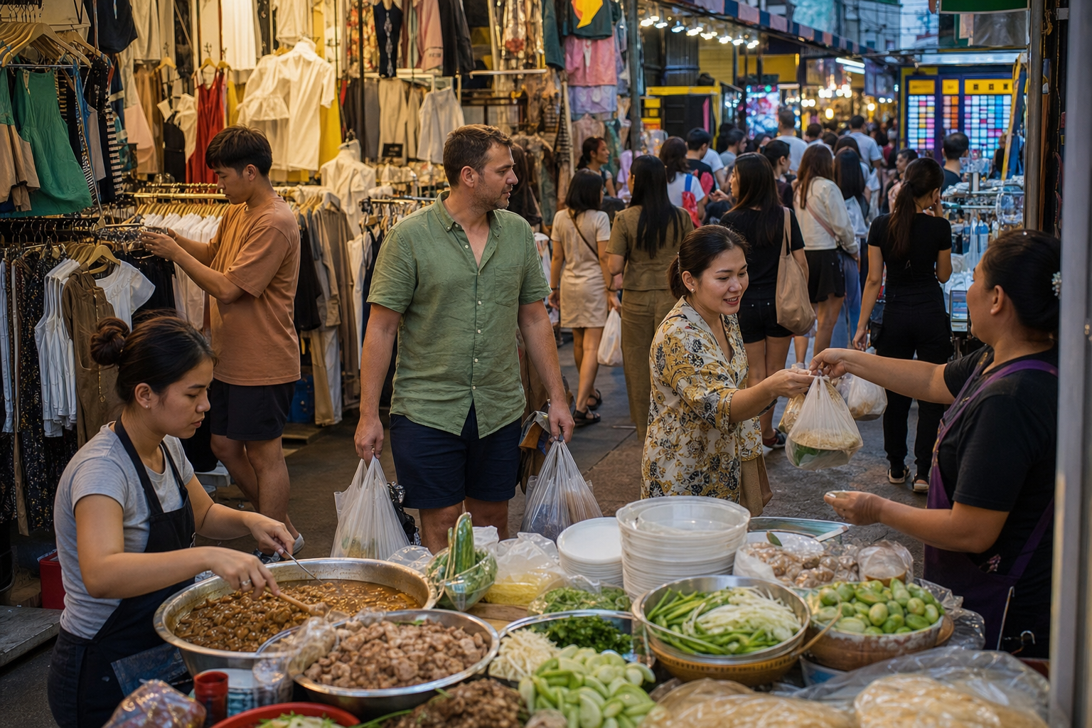 Thai Baht Rates Pratunam Shopping and Street Food