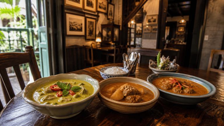 Thai Chinese Curries in a Historic Shophouse
