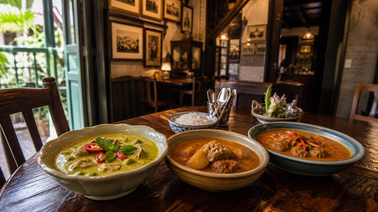 Thai Chinese Curries in a Historic Shophouse