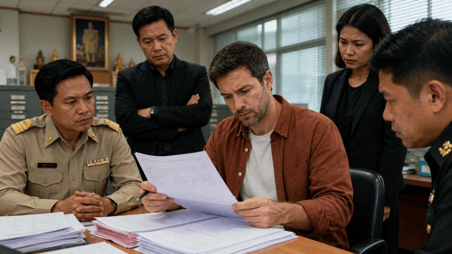 Thai Government Job Exam Scandal