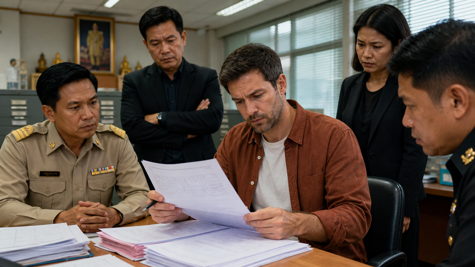 Thai Government Job Exam Scandal