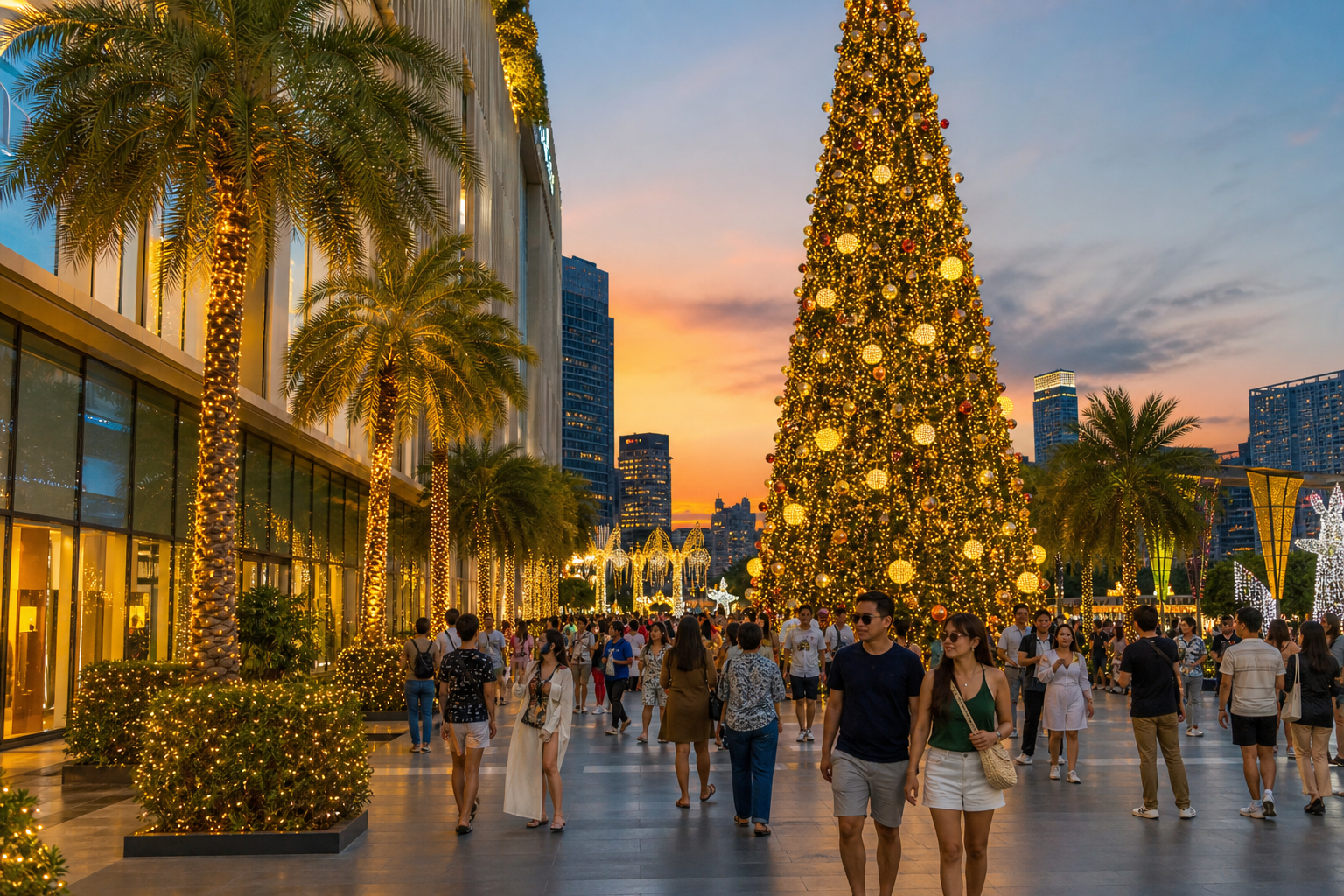 Thailand Christmas Weather and Festive Decorations