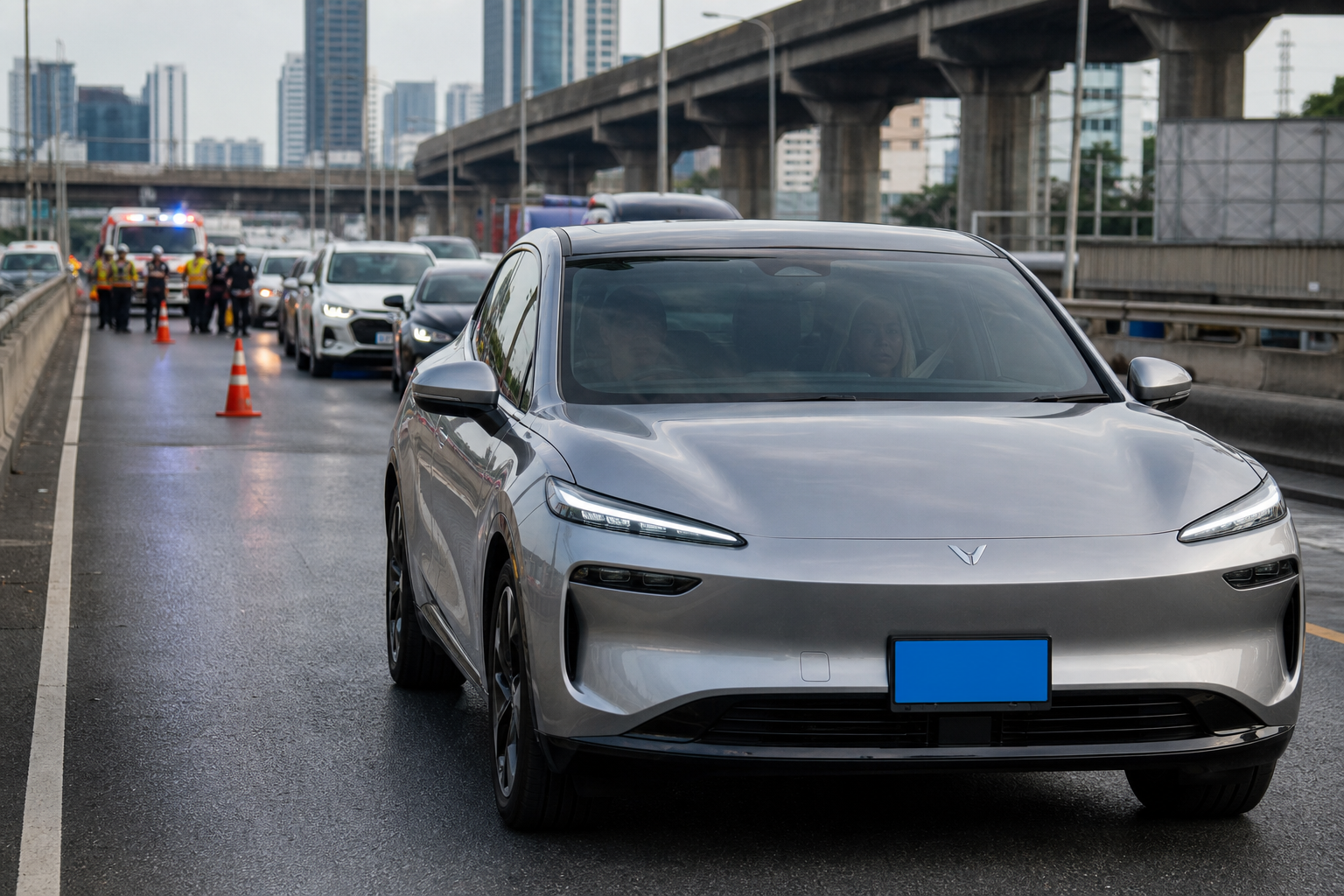 Thailand Electric Vehicle Blue Plates