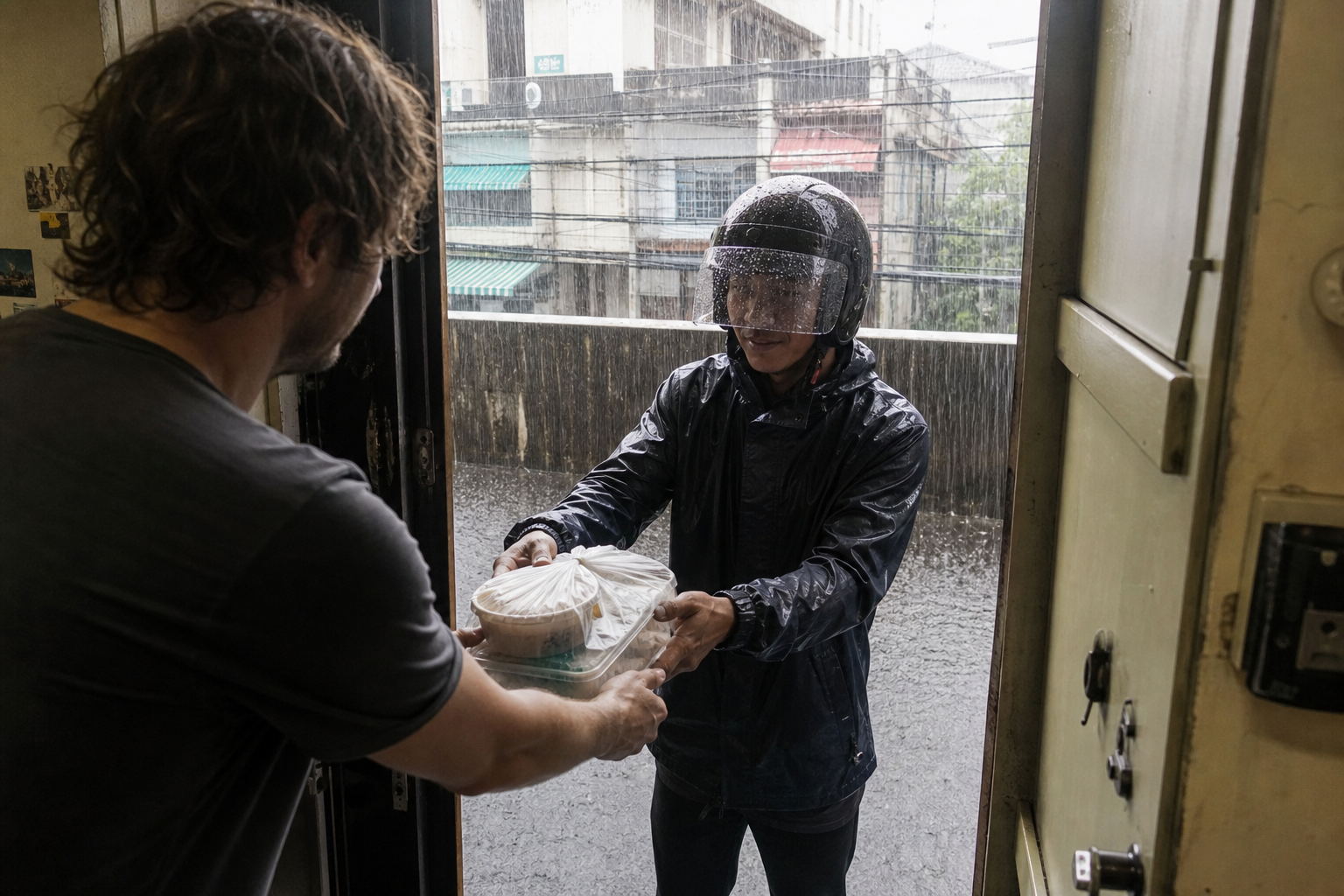 Grab And Foodpanda Food Delivery
