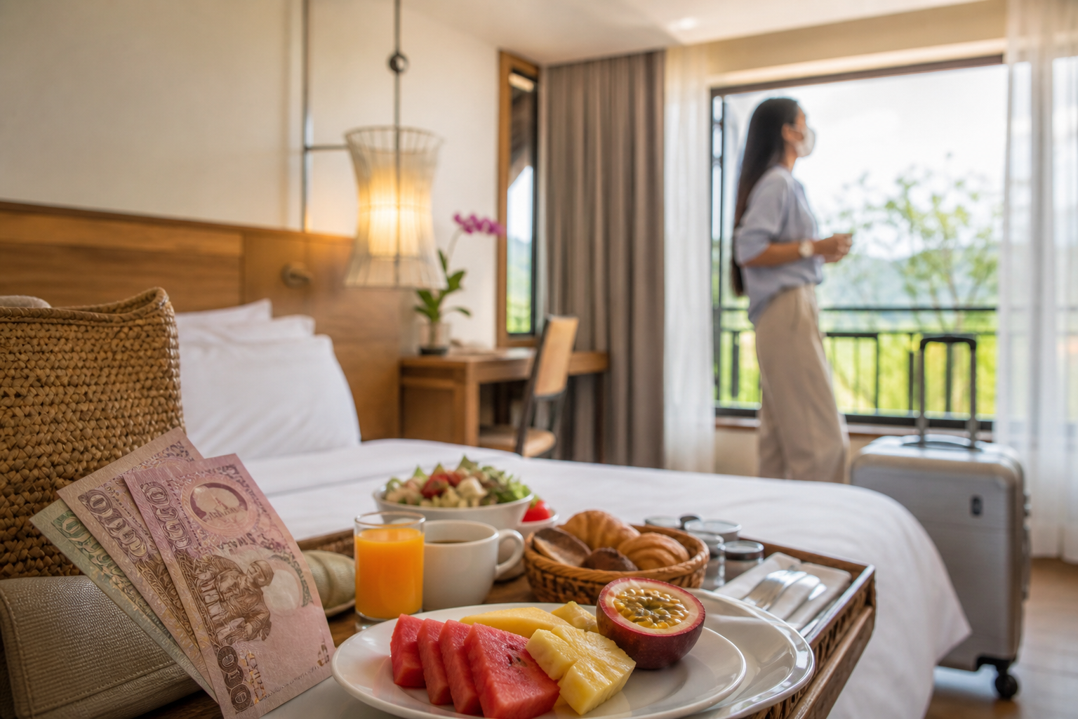 Thailand Hotel Deals Currency Value and Optional Masks