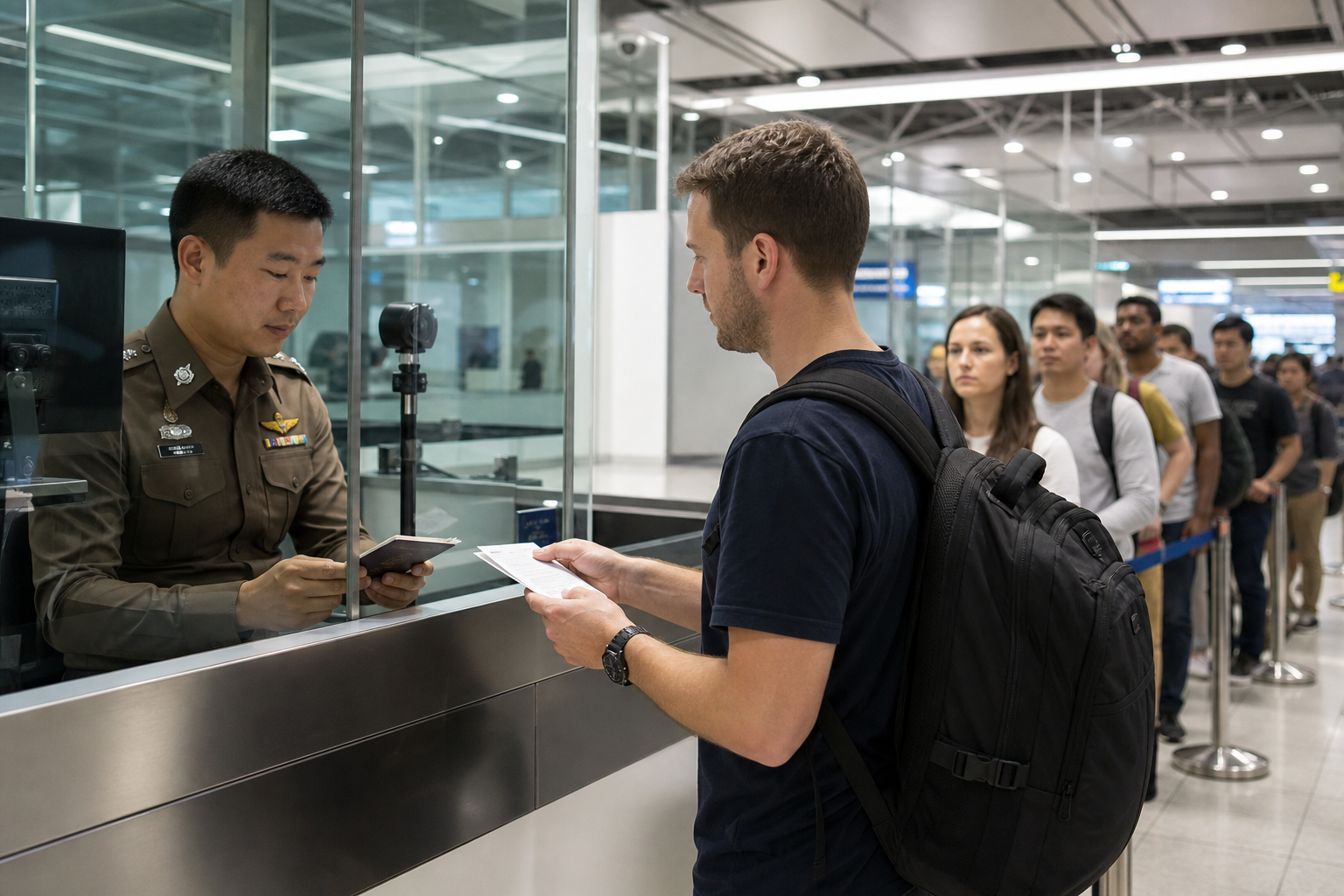 Thailand Arrival Crowds and Fast-Track Immigration