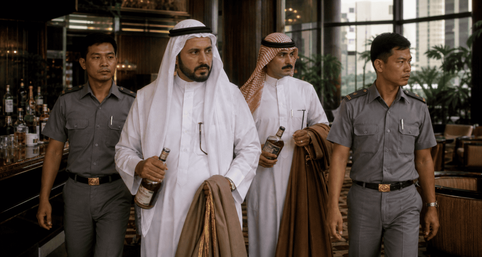 The Arabs Arrive at the Grace Hotel