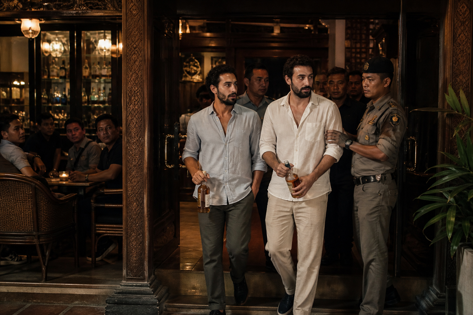 The Arabs Leave the Bar