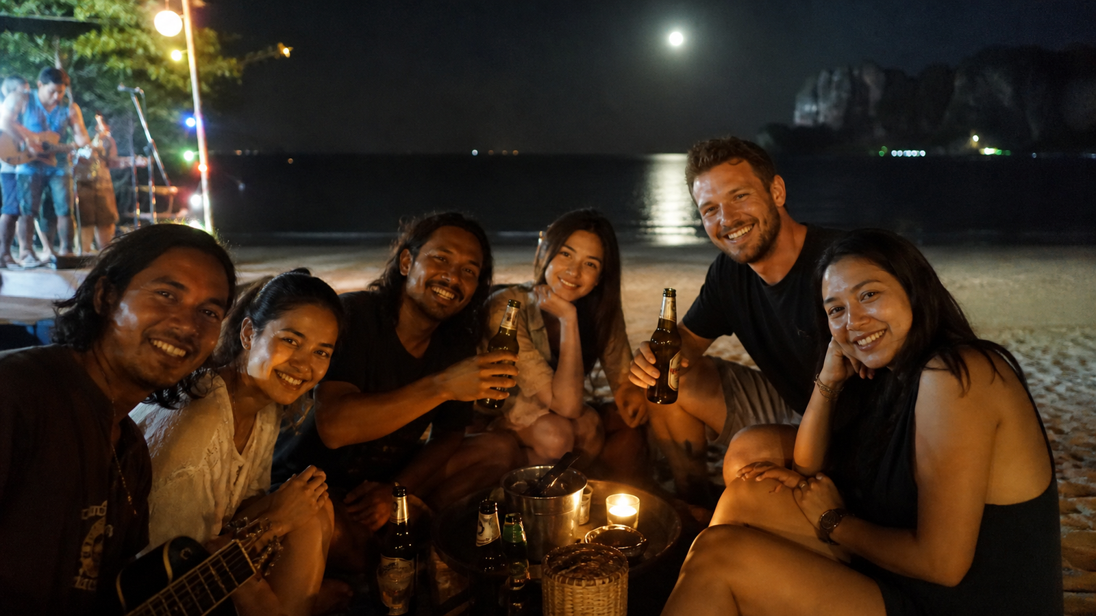 The Band on the Beach