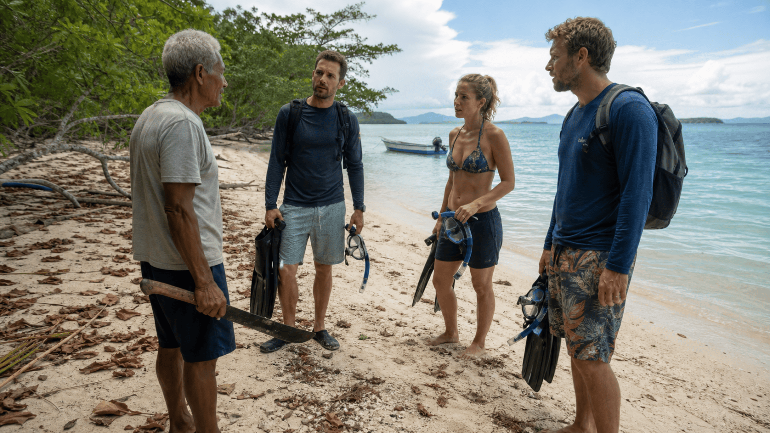 The Beach Scam and the Machete