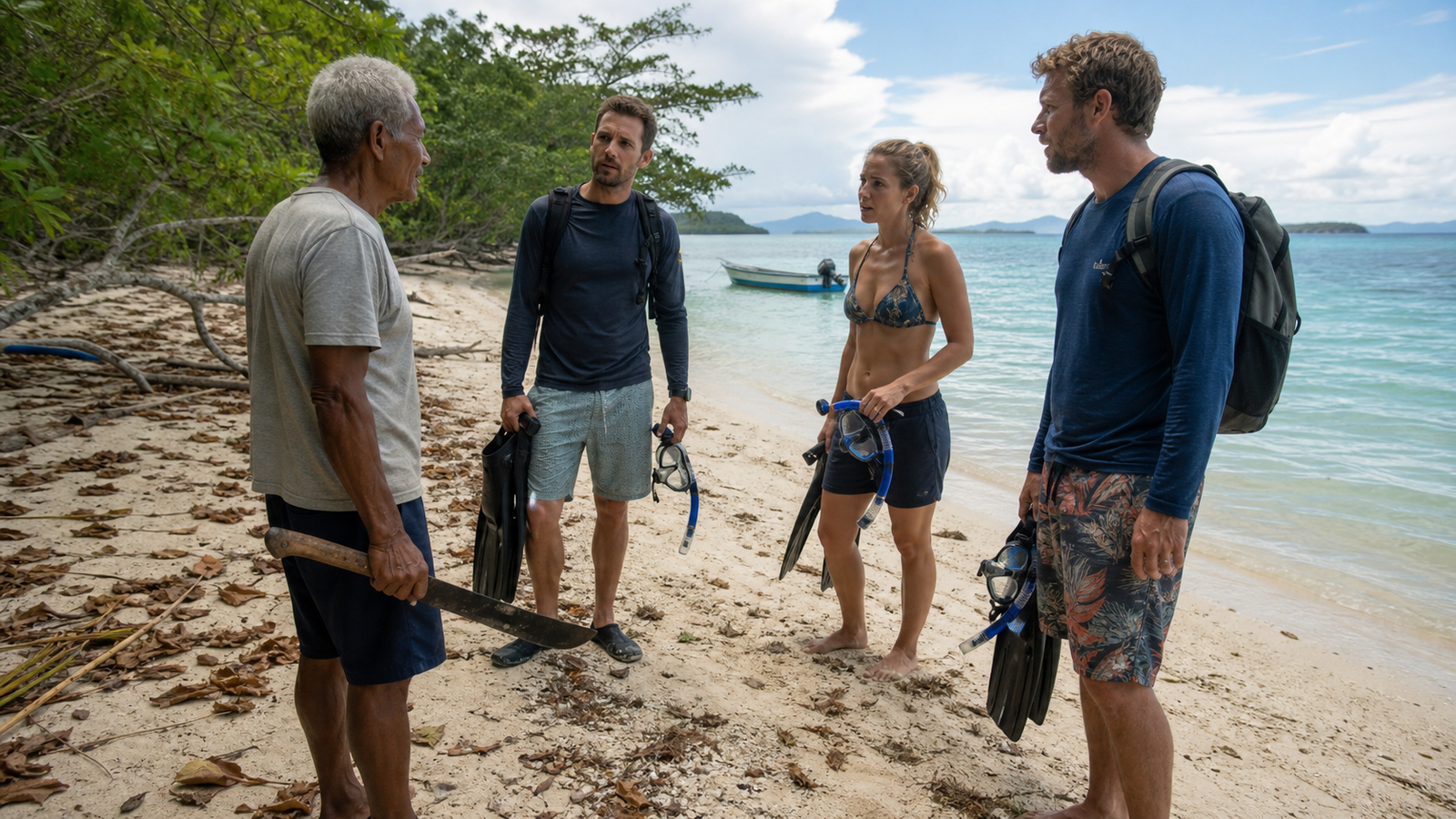 The Beach Scam and the Machete