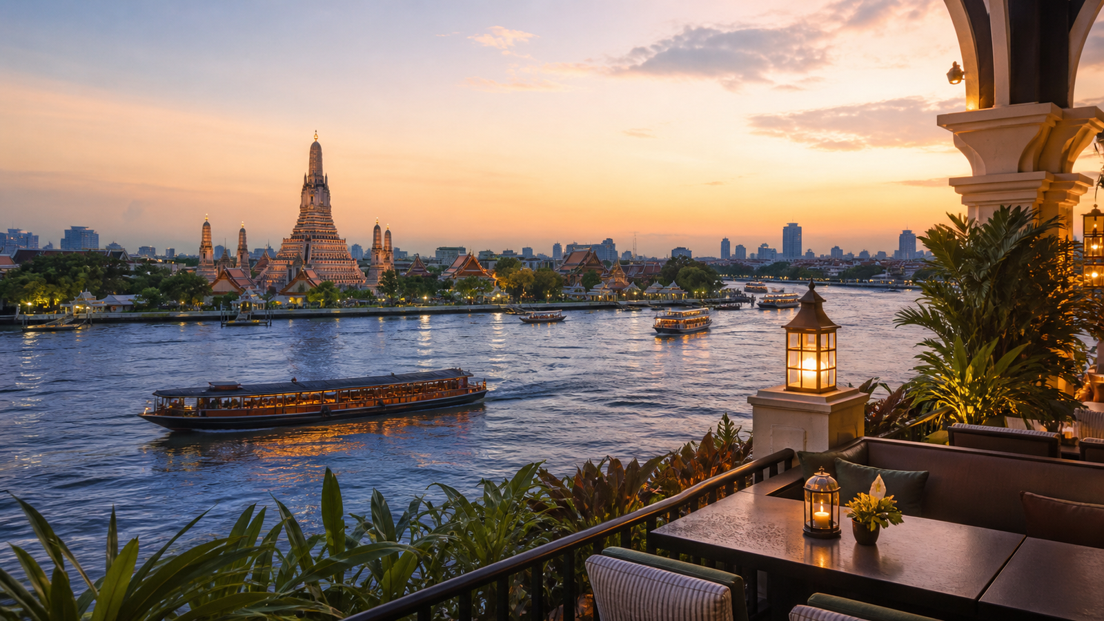 The Chao Phraya River for Romance and Views