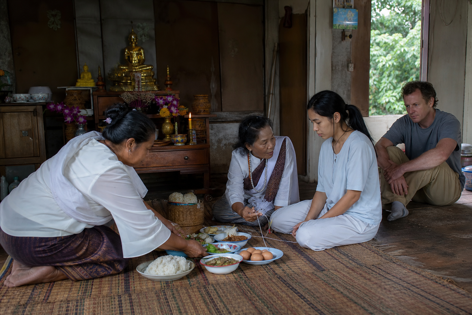 The Family Prepares For A Strange Ceremony