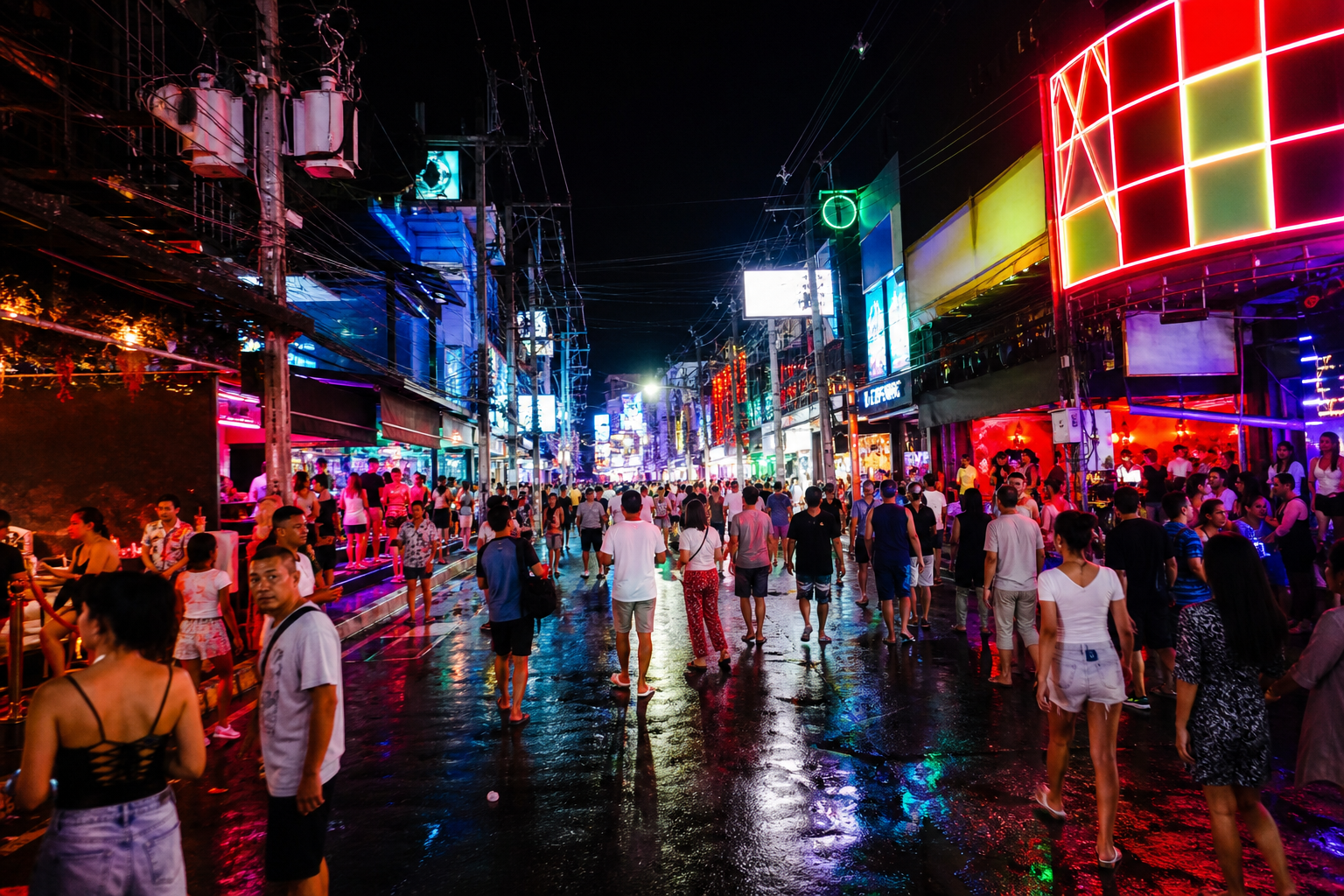 The First Night on Bangla Road