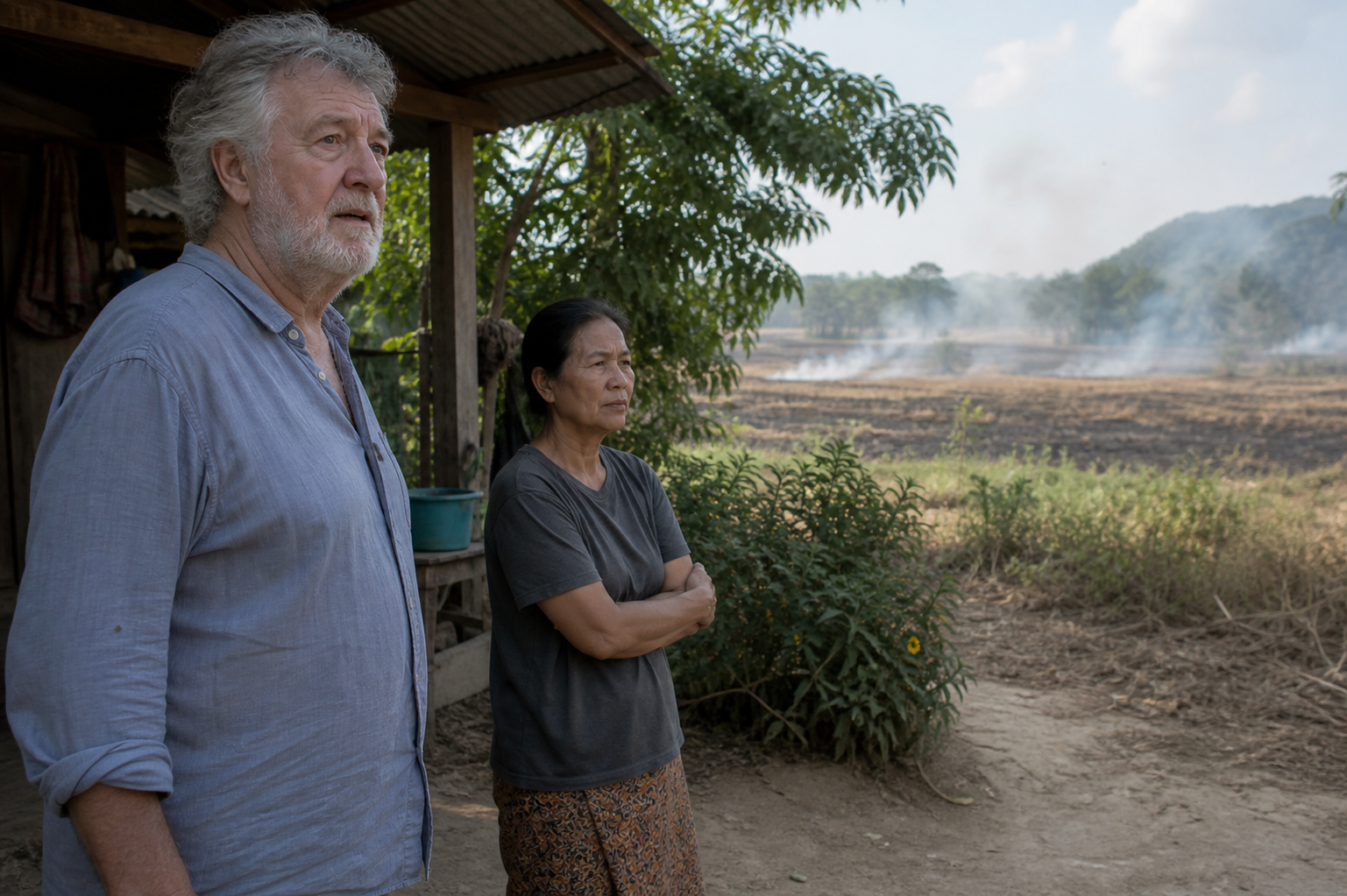 The Ghost and the Monk in Our Thai Village