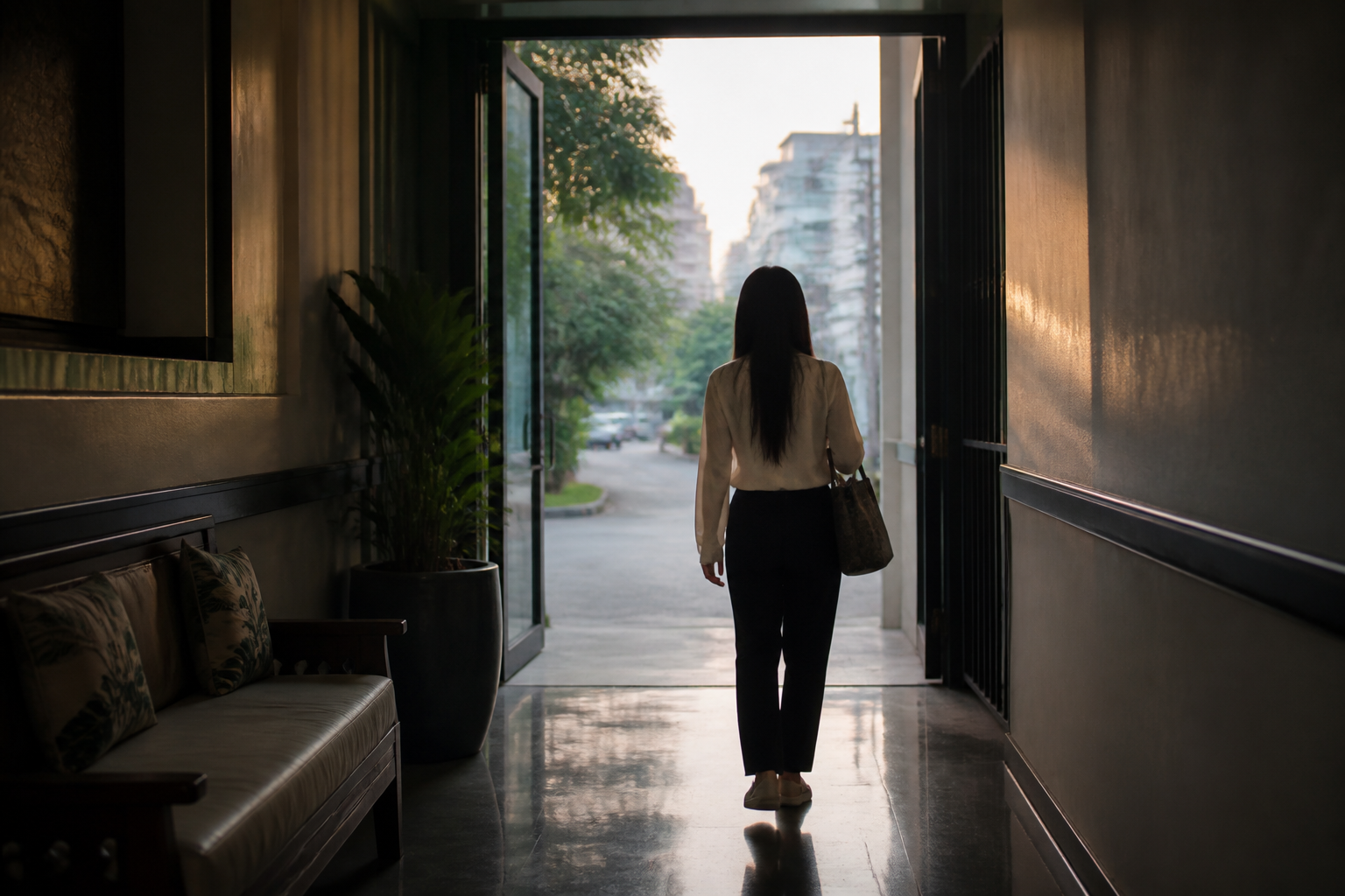 The Girl Leaves the Hotel