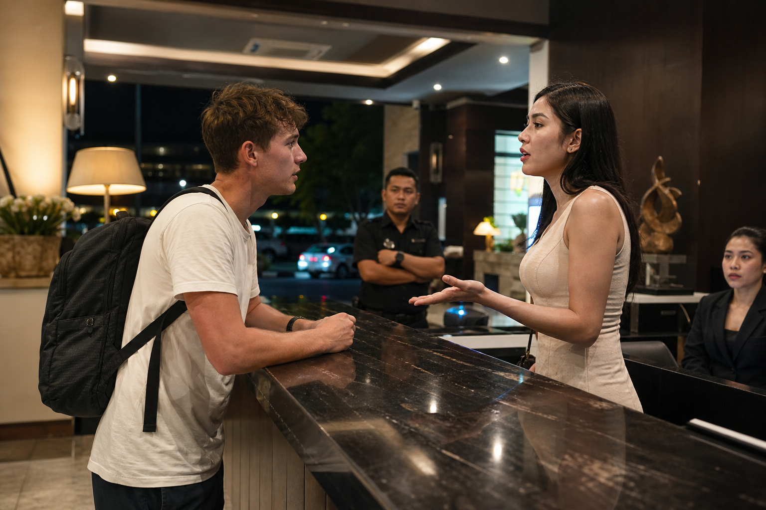 The Hotel Confrontation