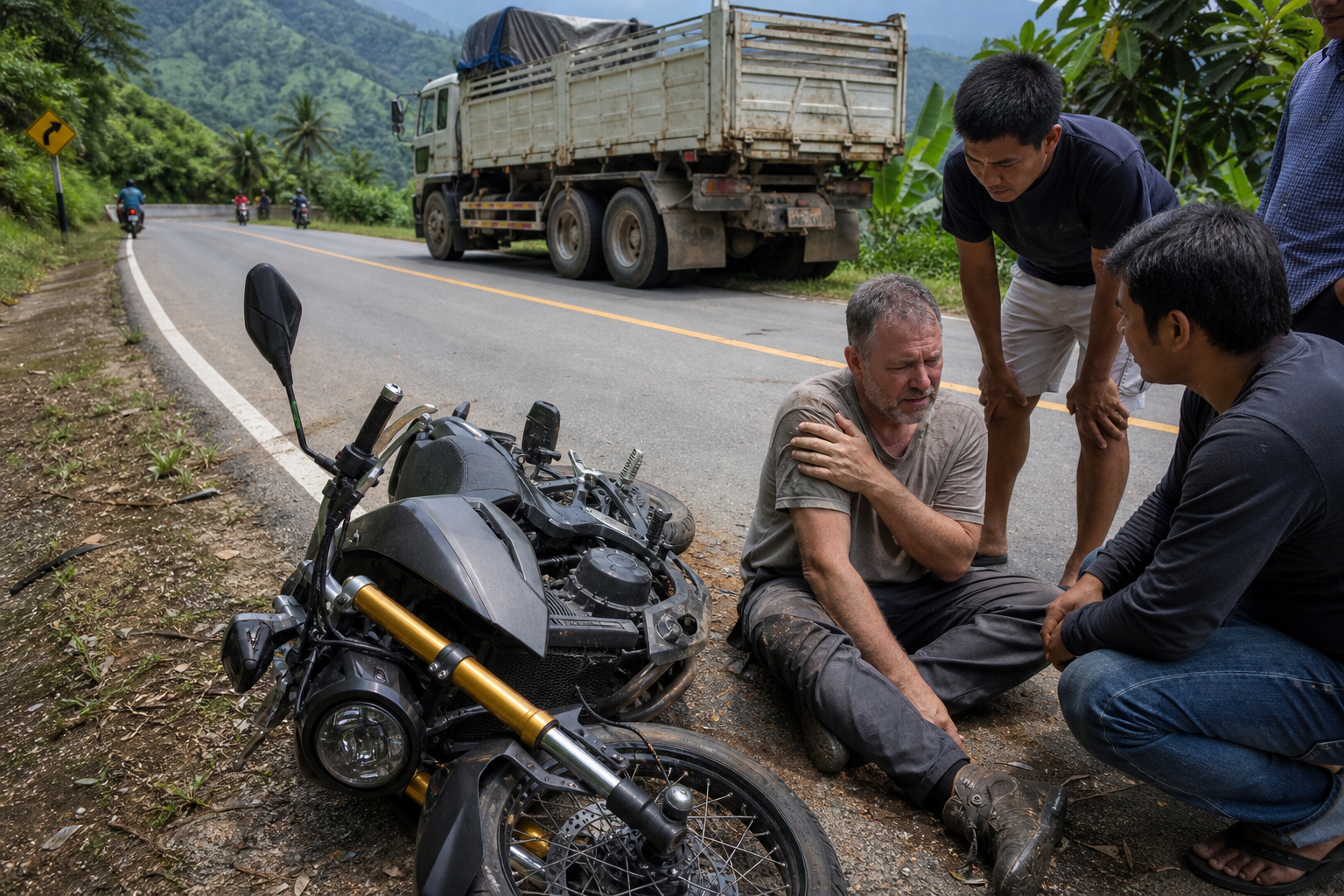 The Motorcycle Accident That Changed the Trip