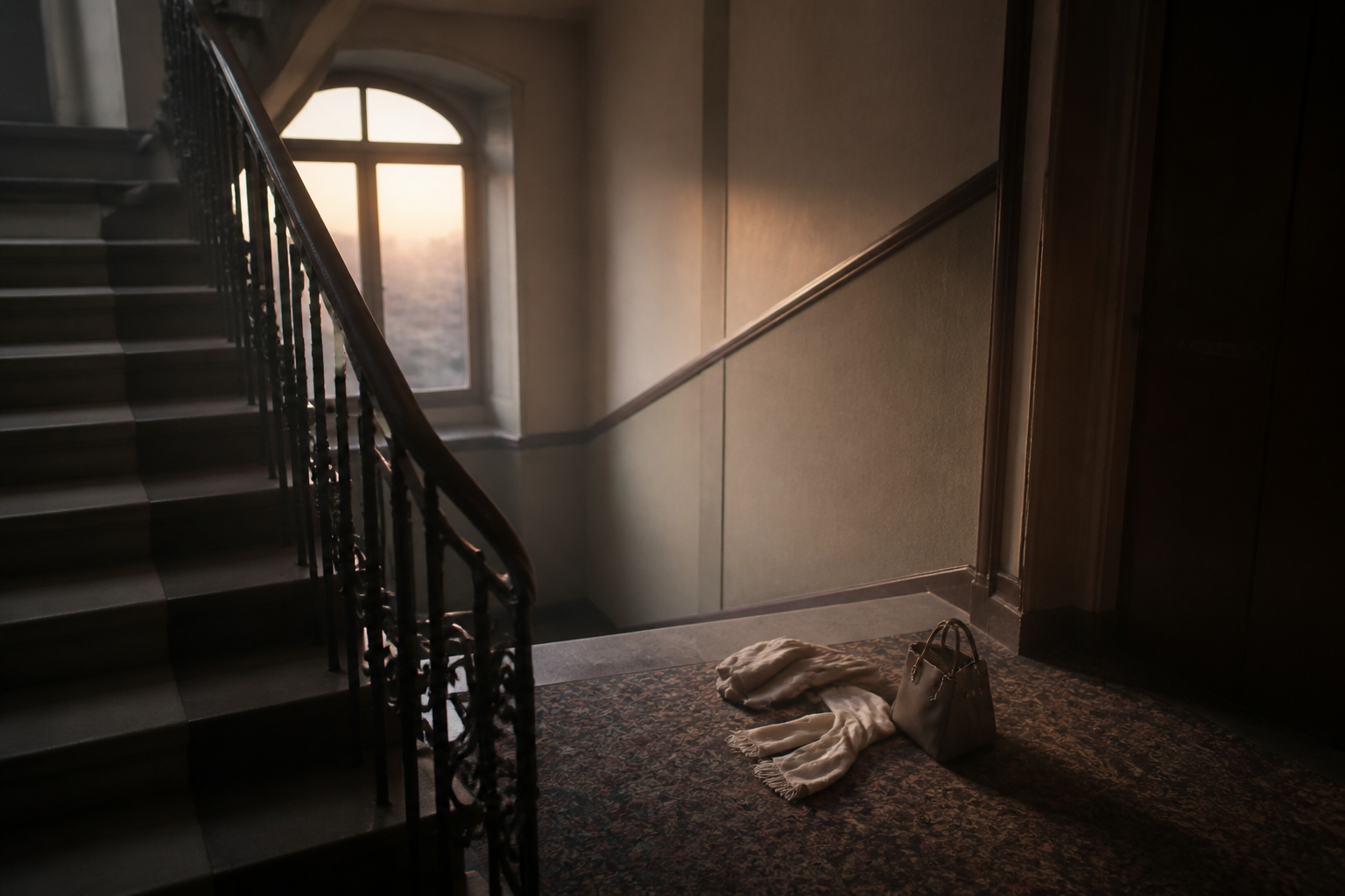 The Naked Girl in the Stairwell