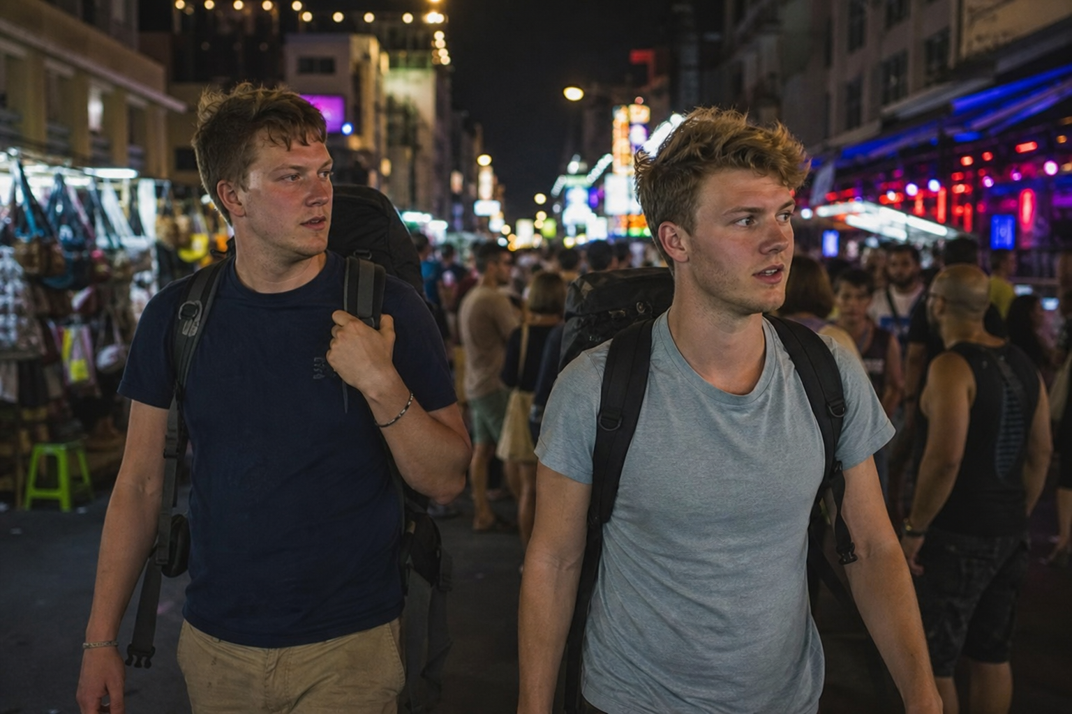 The Scottish Brothers at Khao San Road