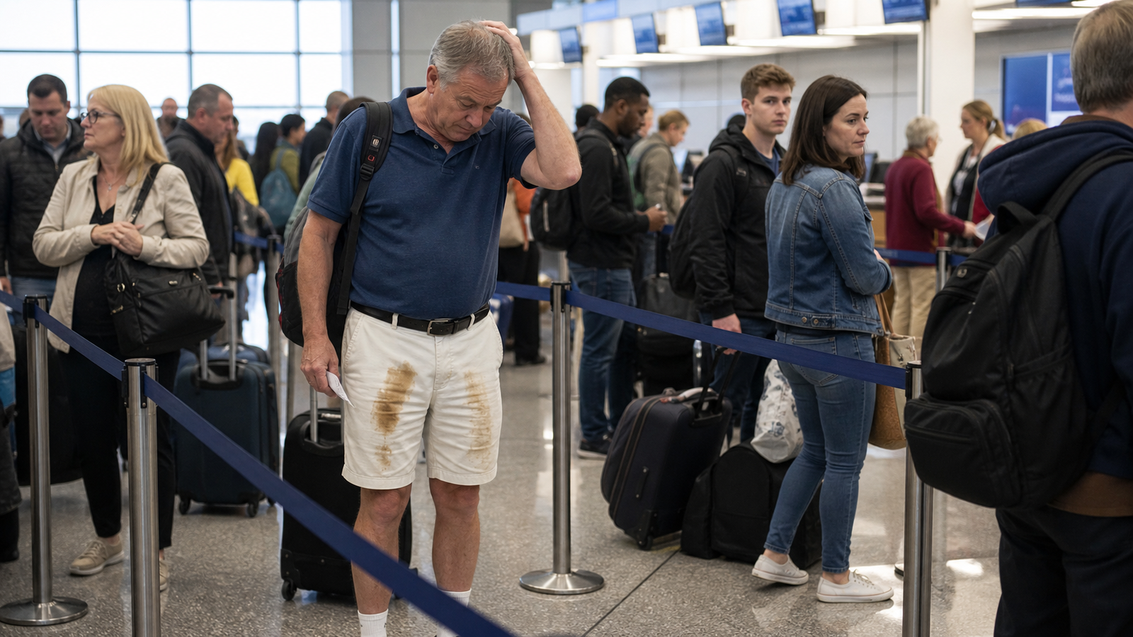 The White Shorts Airport Incident Begins