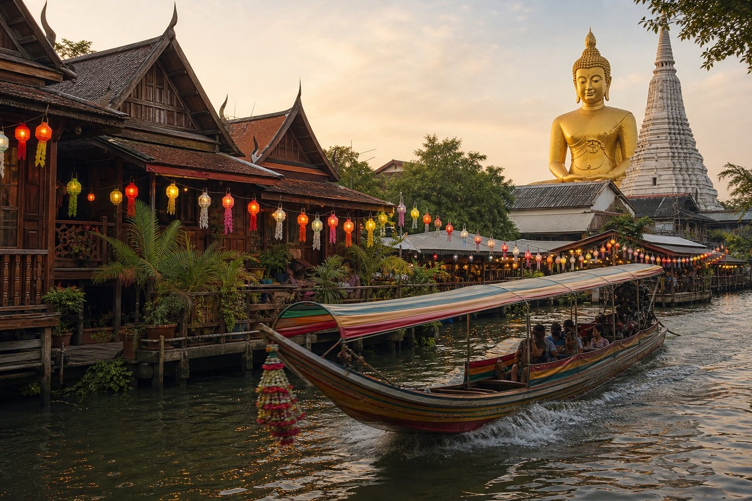 Thonburi Canals and Artists House