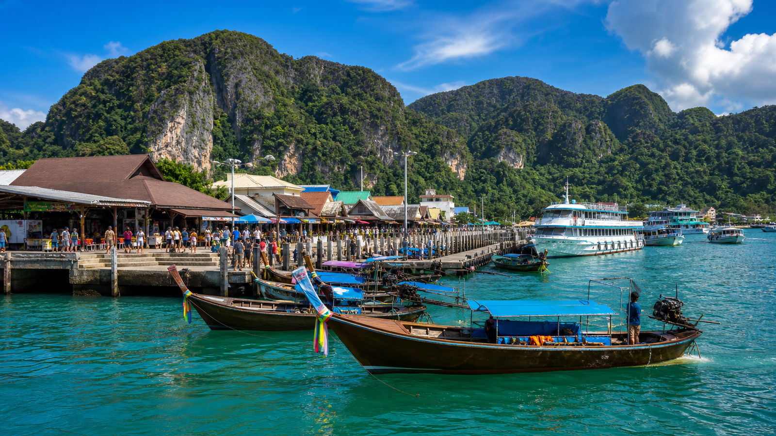 Tonsai Beach and Pier