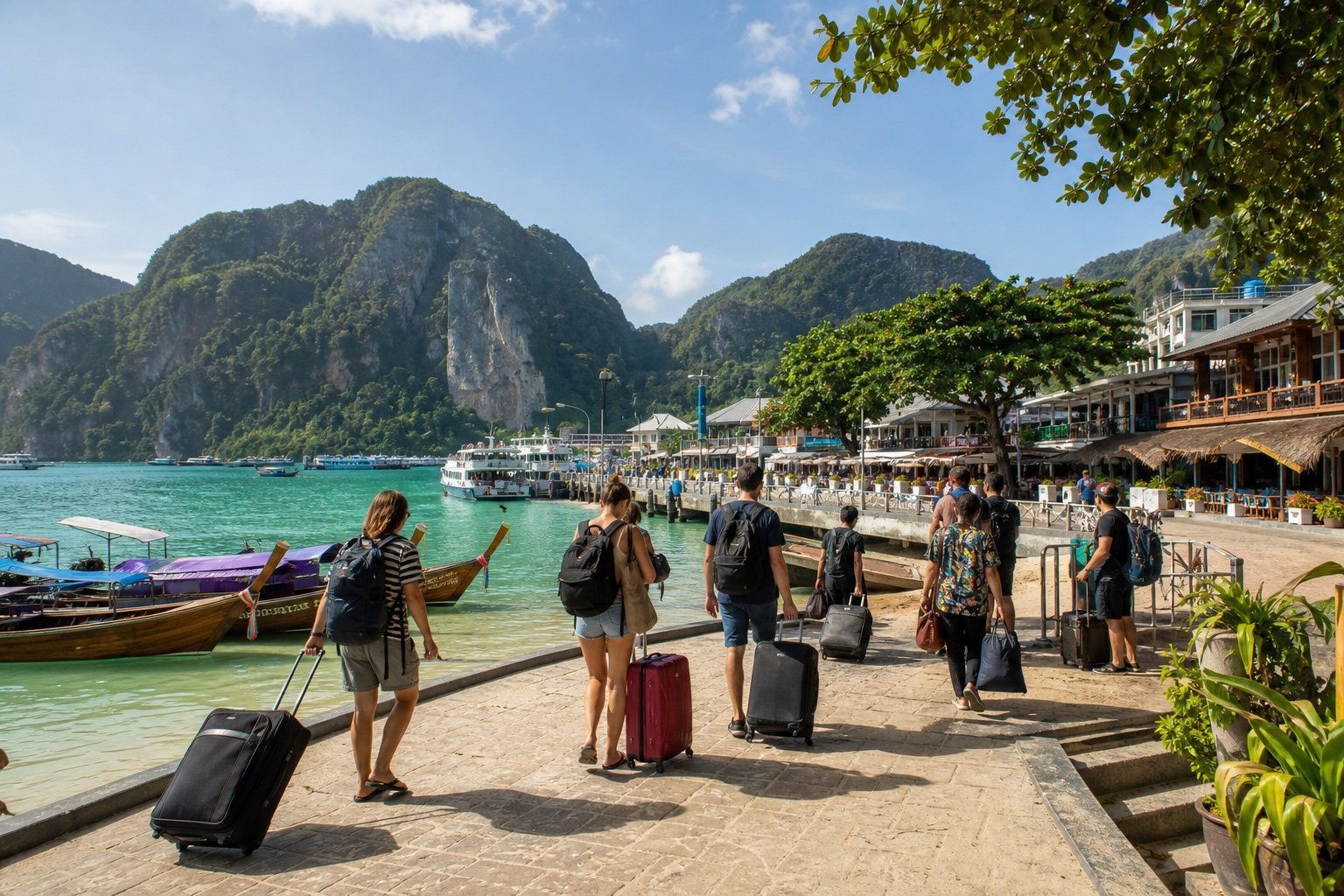 Tonsai Pier for Convenience and Access
