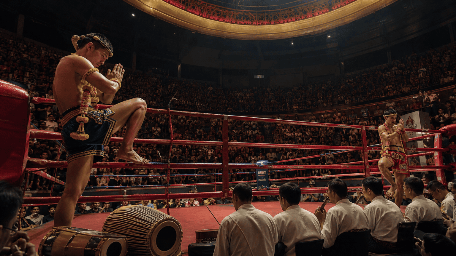 Traditional Wai Kru Rituals Before the Fights