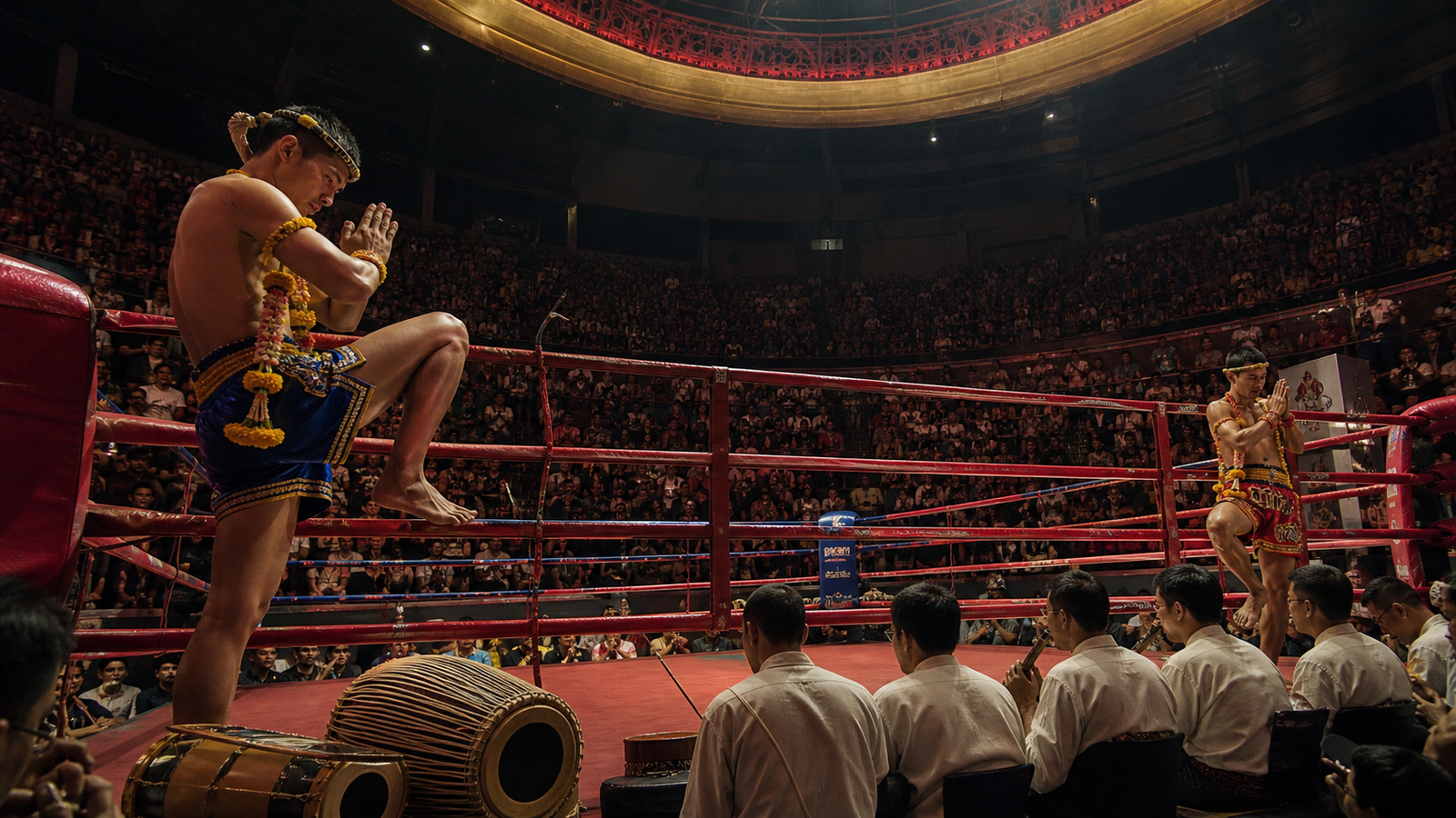 Traditional Wai Kru Rituals Before the Fights