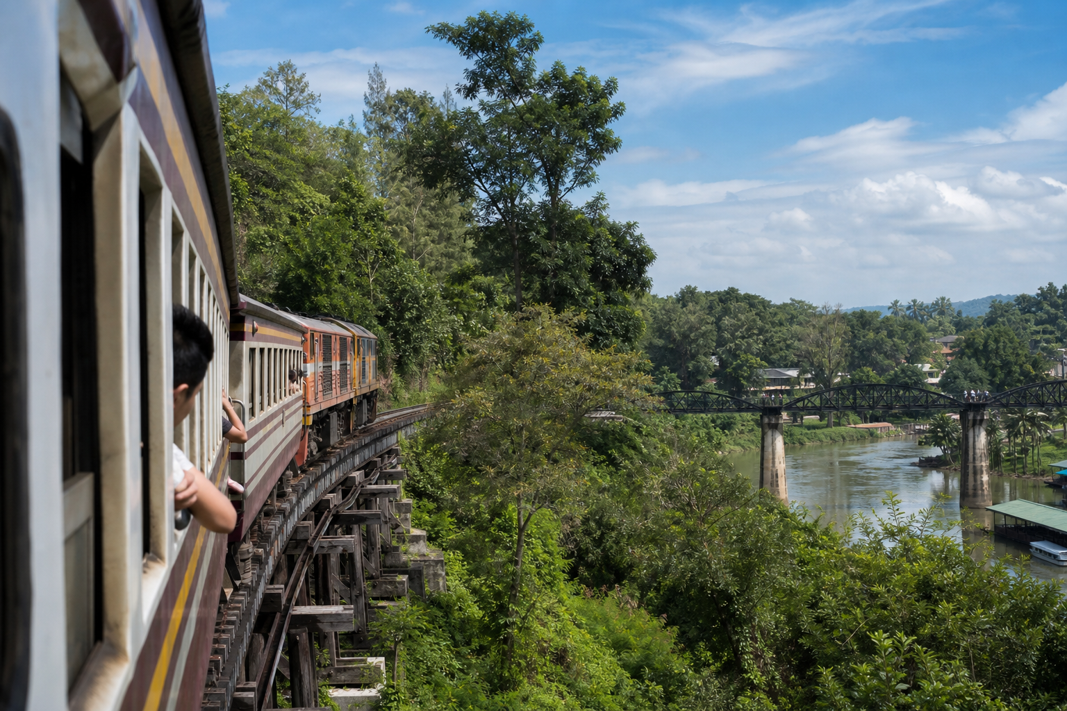 Traveling to Kanchanaburi by Train from Bangkok
