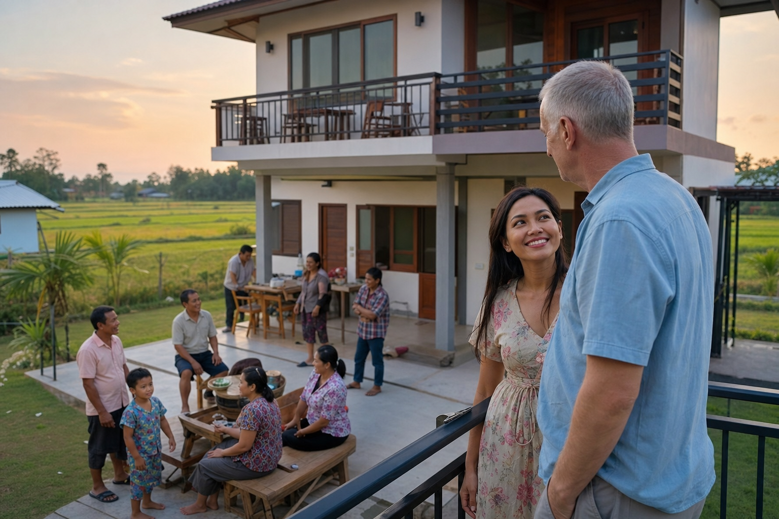 Village Life and Family Dynamics