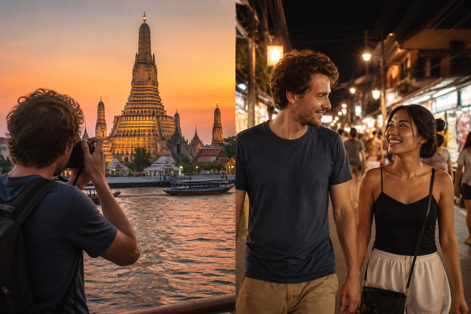 Wat Arun and a Night with Knock