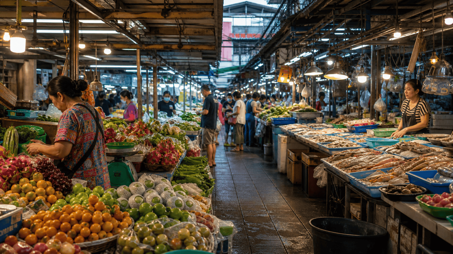Wat Mangkon Fresh Market