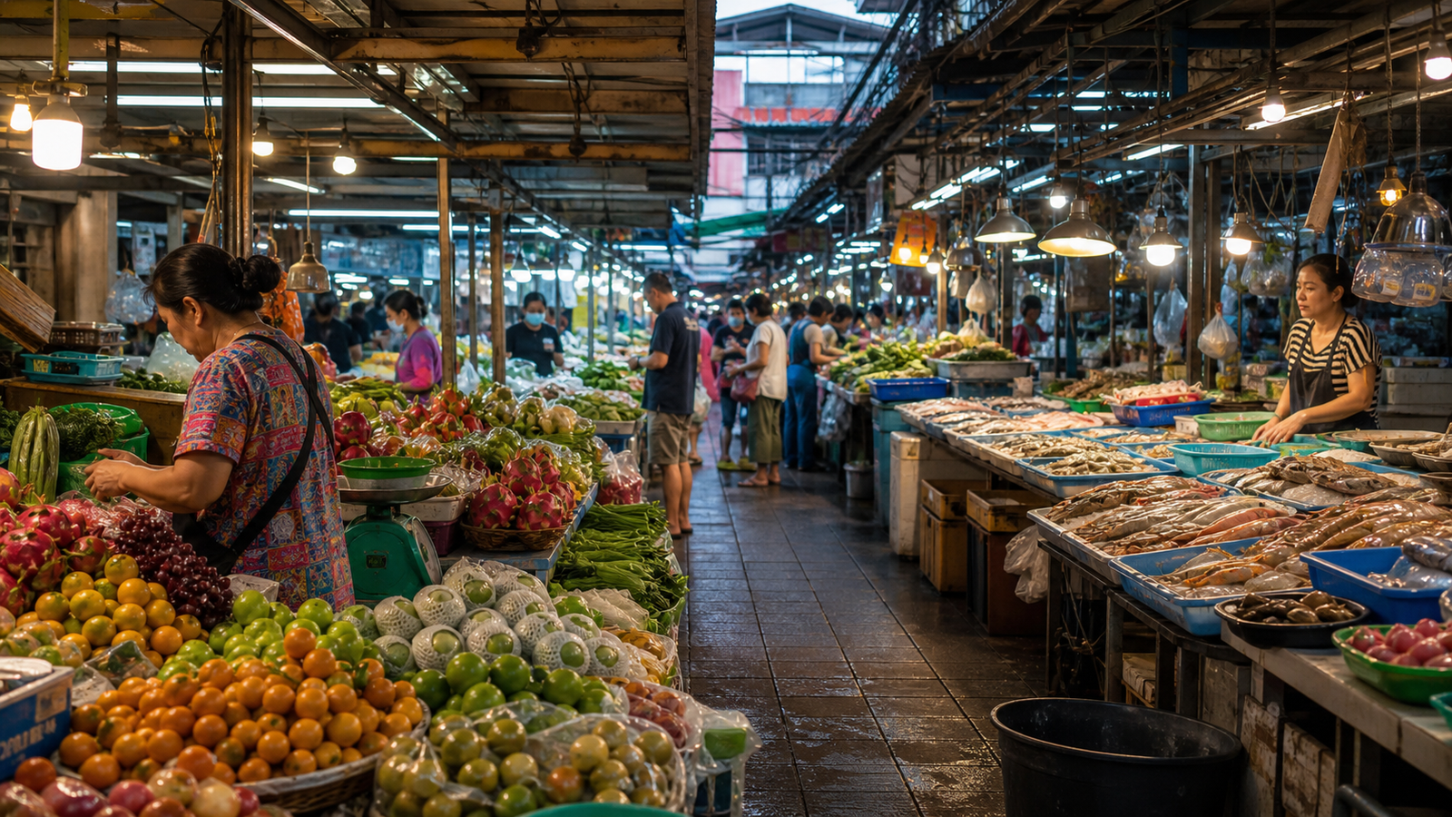 Wat Mangkon Fresh Market