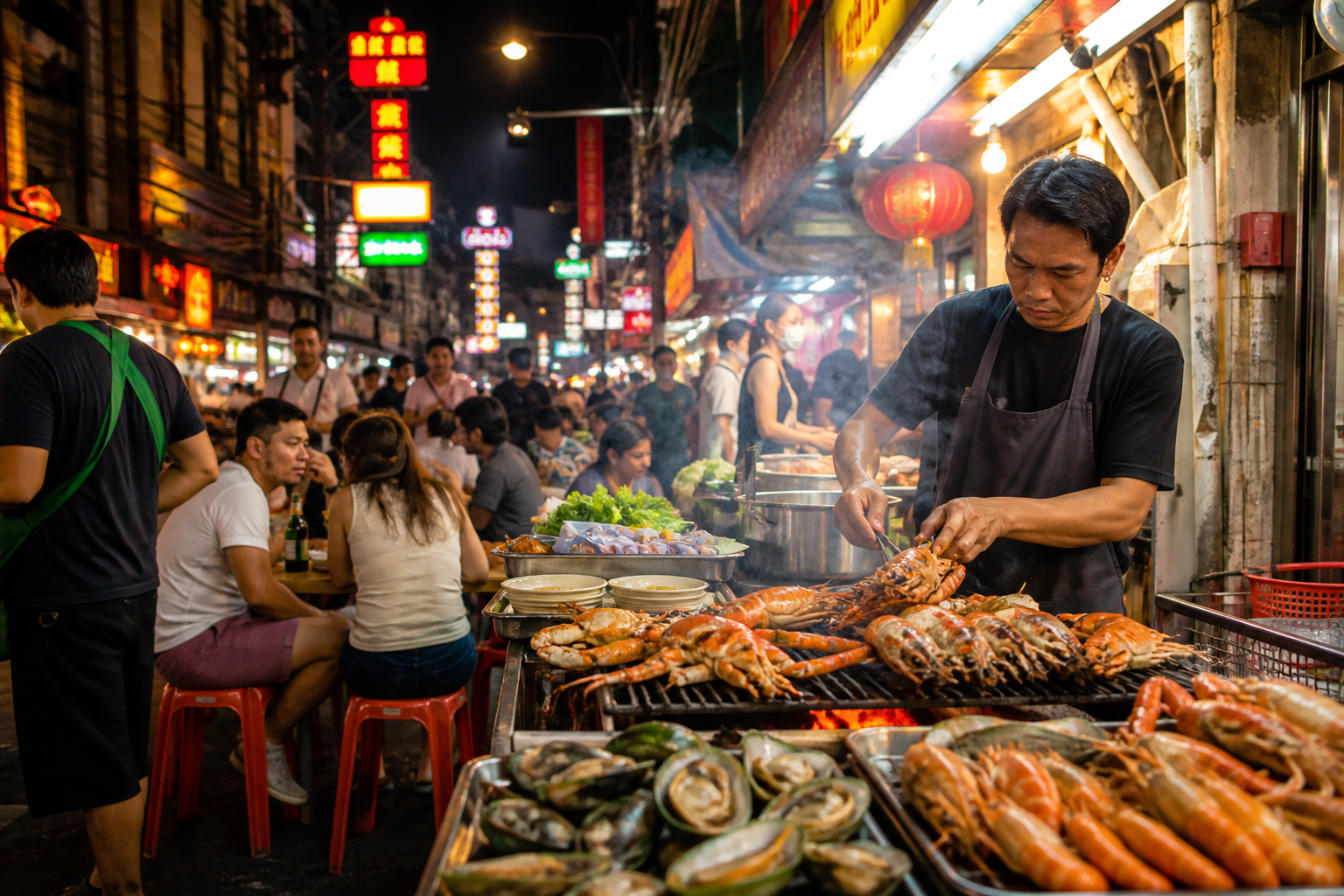 Weekend Market Hours and Food Options