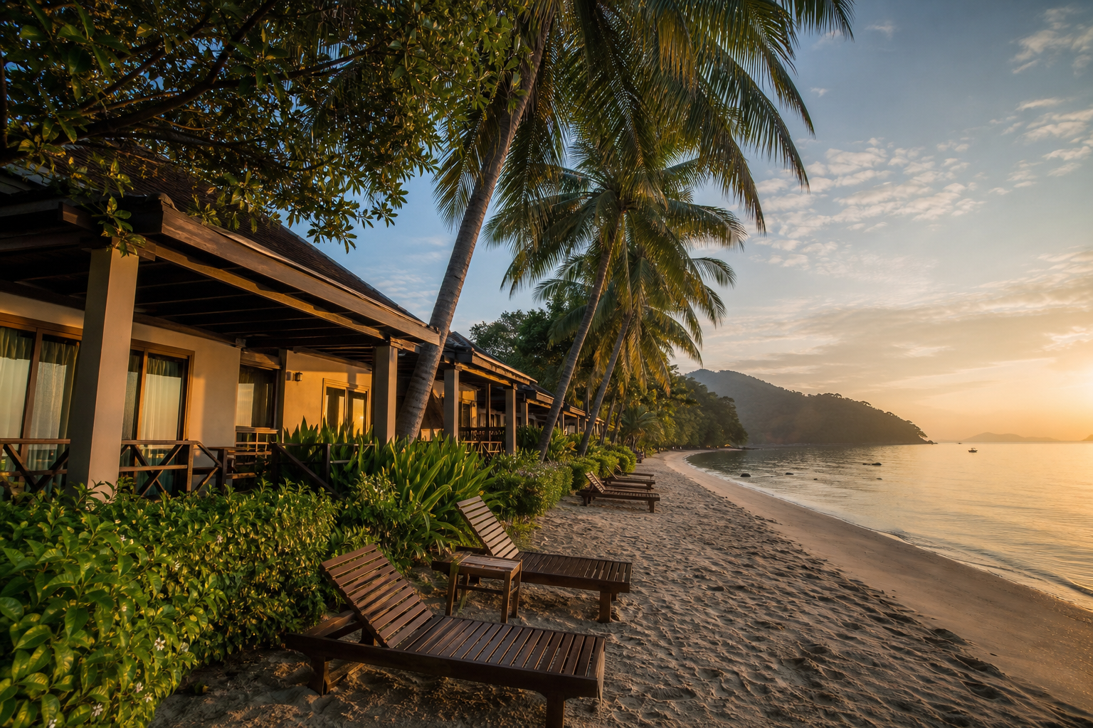 Paradise Cottage and White Sand Beach on Koh Chang