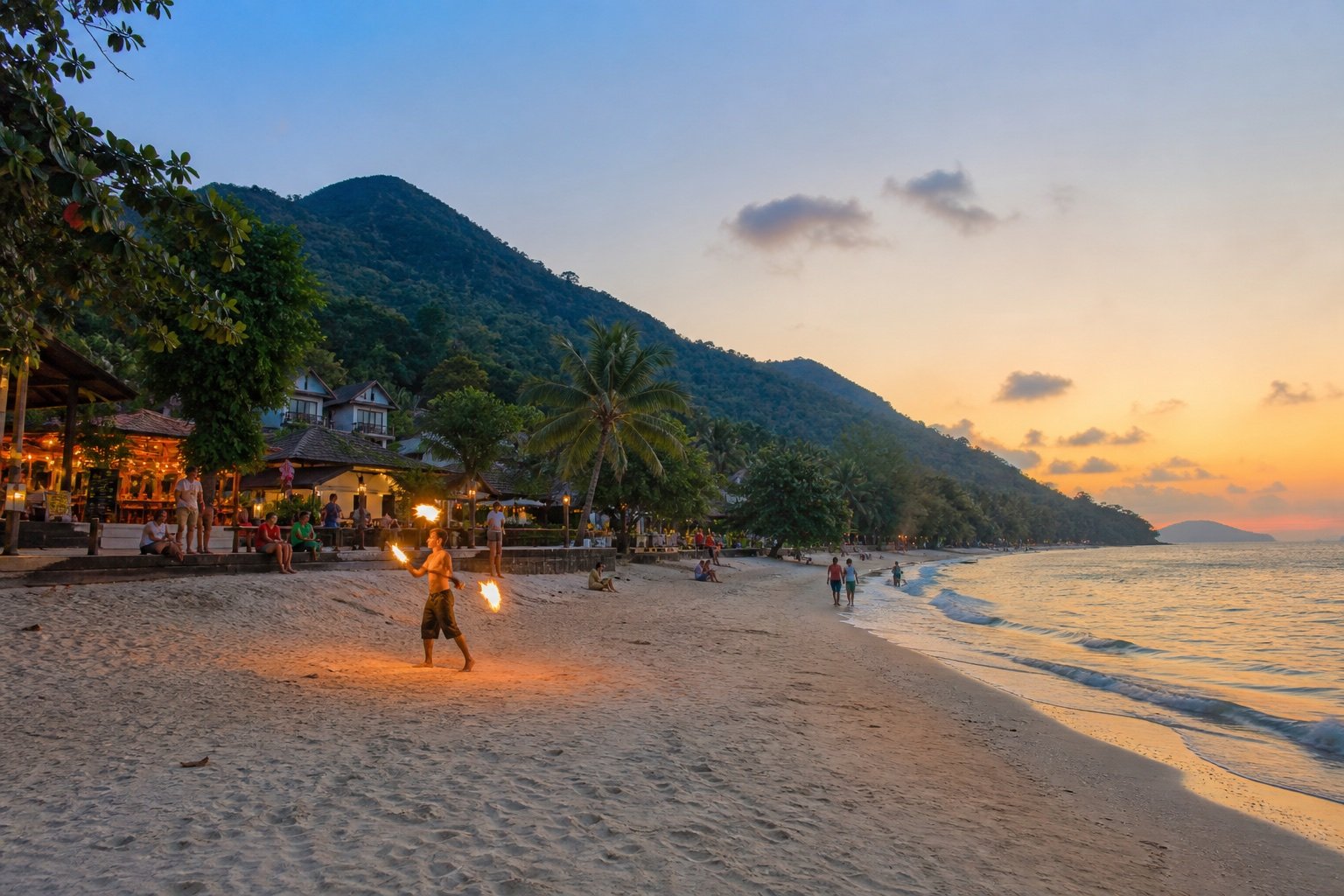 White Sand Beach Koh Chang for Easy Island Access
