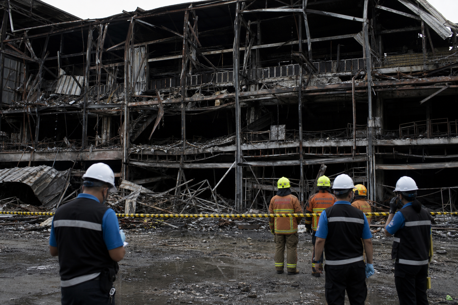 Bangkok Market Fire Investigators Unable to Reach the Starting Point