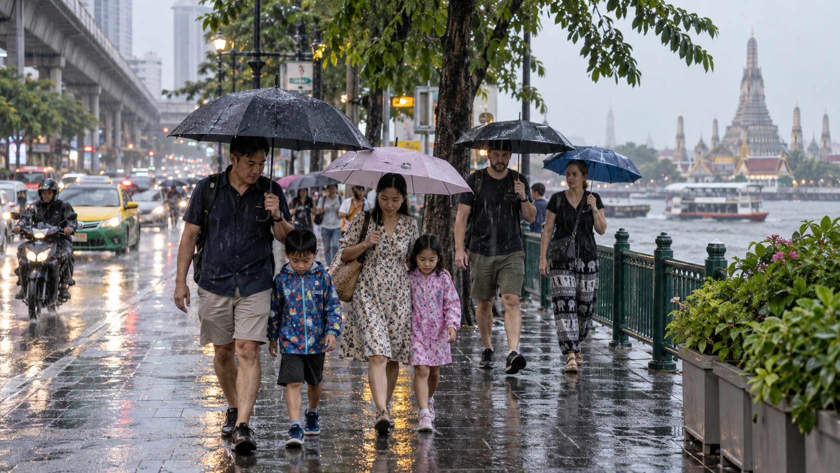 Bangkok Rain Forecast and Coastal Travel Risks