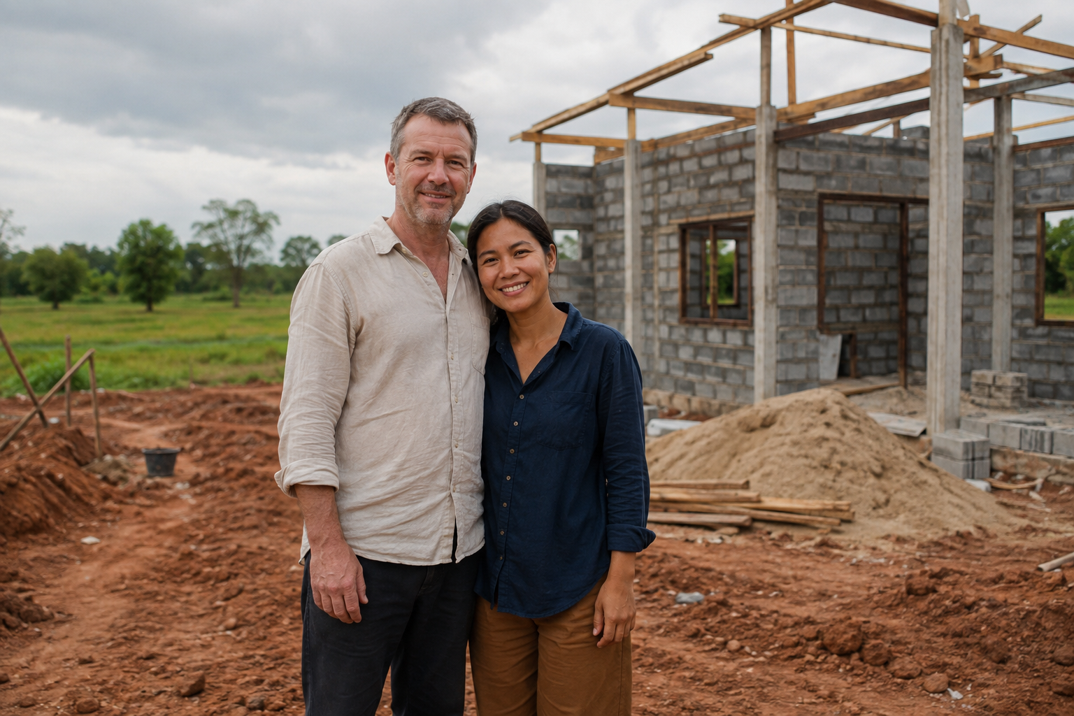 Building a House in Her Village