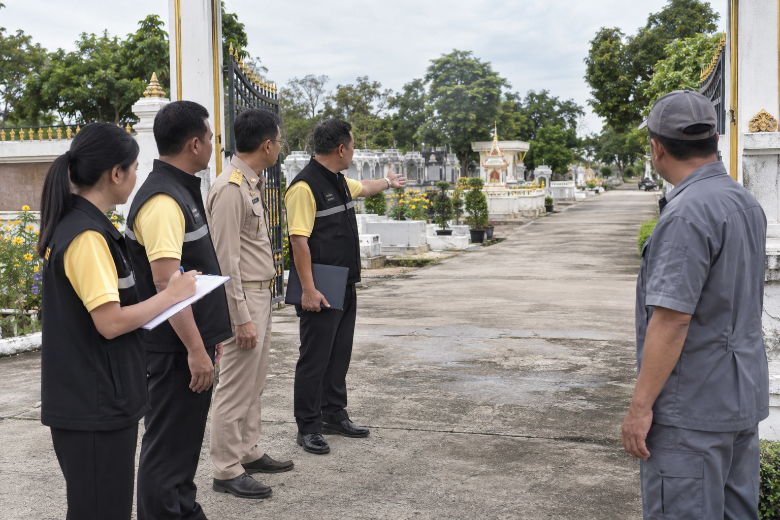 Cemetery in Chachoengsao