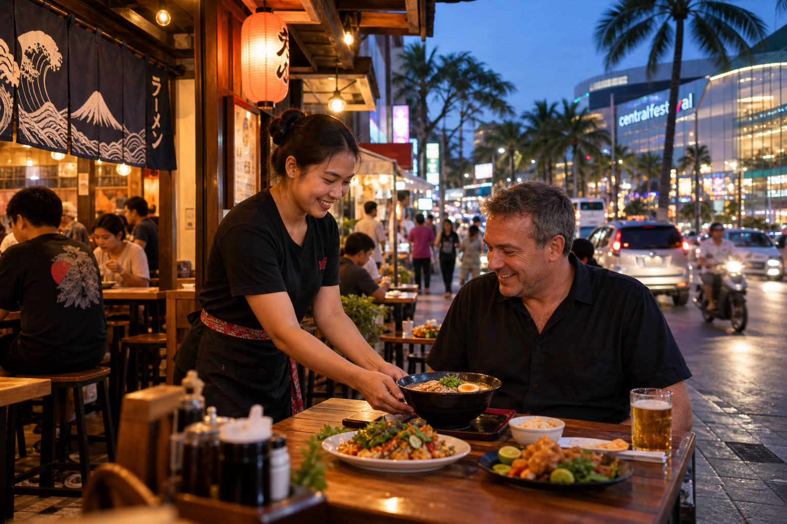 Central Pattaya Restaurants and Ramen