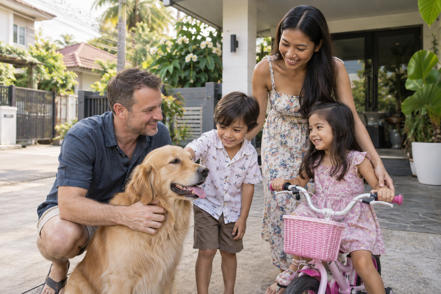 Children and Family Life in Thailand