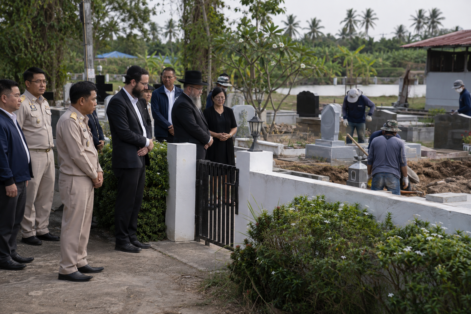 Four Bodies Removed from an Unlicensed Cemetery in Chachoengsao