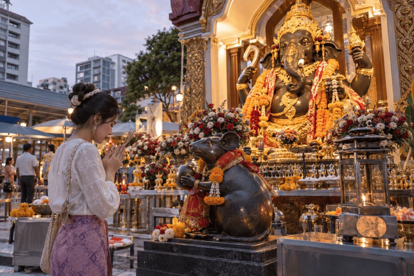 Ganesha Shrine in Huai Khwang
