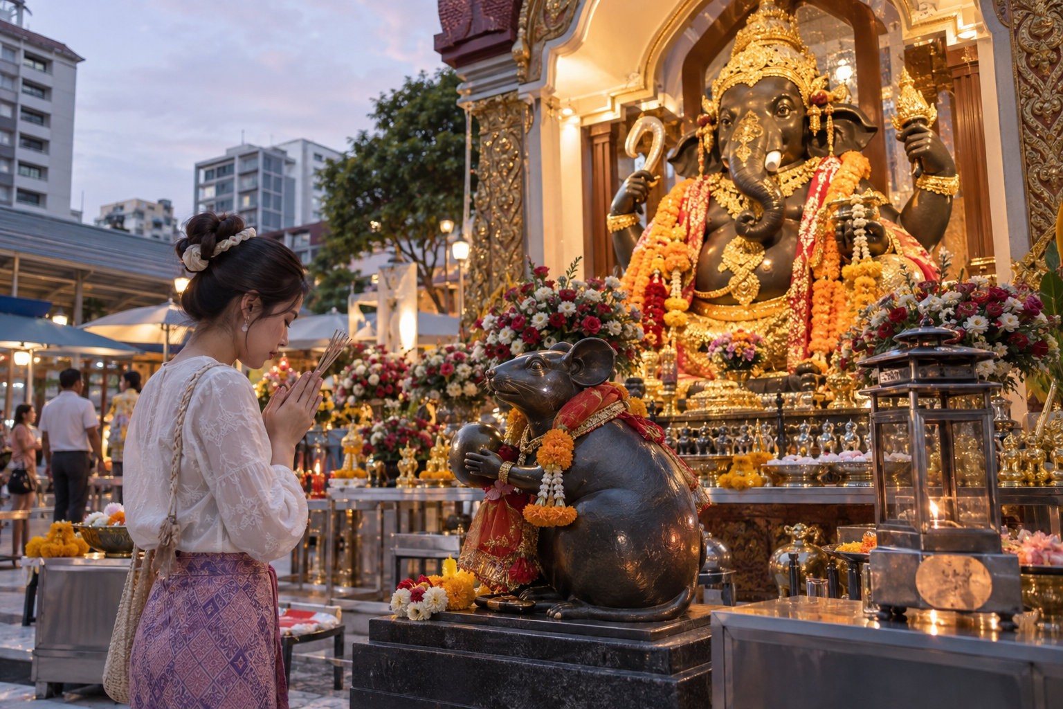 Ganesha Shrine in Huai Khwang